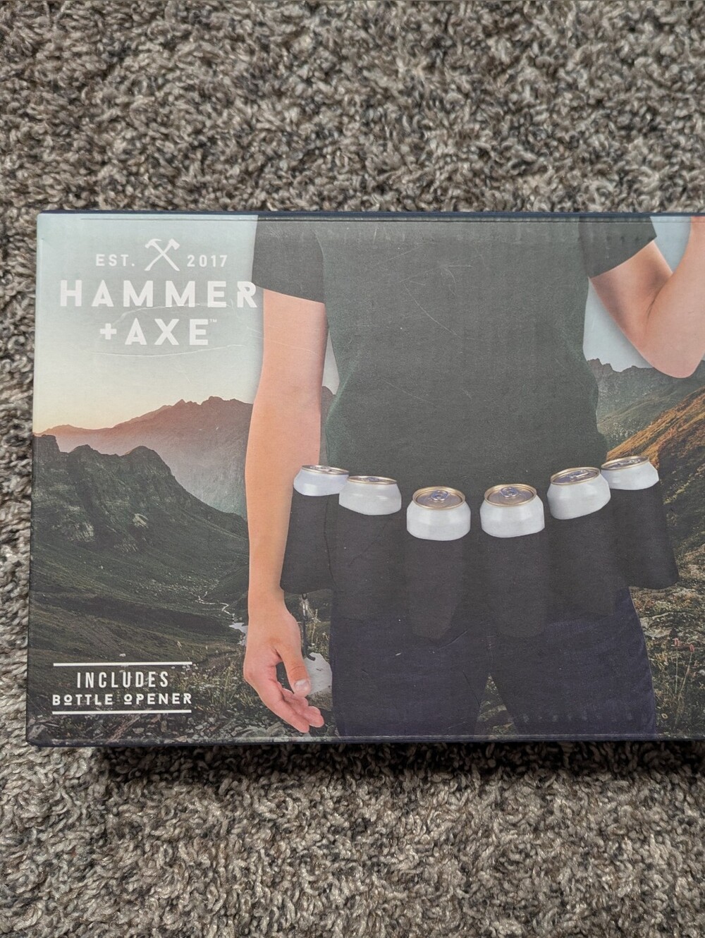 Black Can Belt - Hands-Free Beverage Carrier